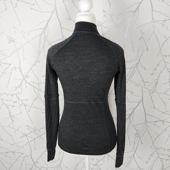 Mountain Warehouse Charcoal 100% Merino Wool Half Zip Pullover - Picture 5 of 8